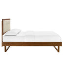 Willow Wood Full Platform Bed With Angular Frame by Modway by HouseOfZazla