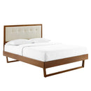 Willow Wood King Platform Bed with Angular Frame by Modway by HouseOfZazla