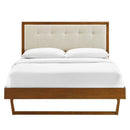 Willow Wood King Platform Bed with Angular Frame by Modway by HouseOfZazla