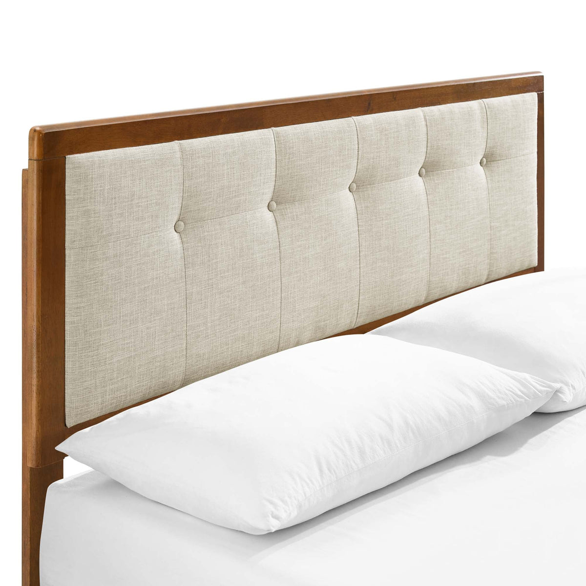 Willow Wood King Platform Bed with Angular Frame by Modway, photo 8 of 14