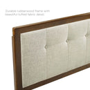 Willow Wood King Platform Bed with Angular Frame by Modway by HouseOfZazla