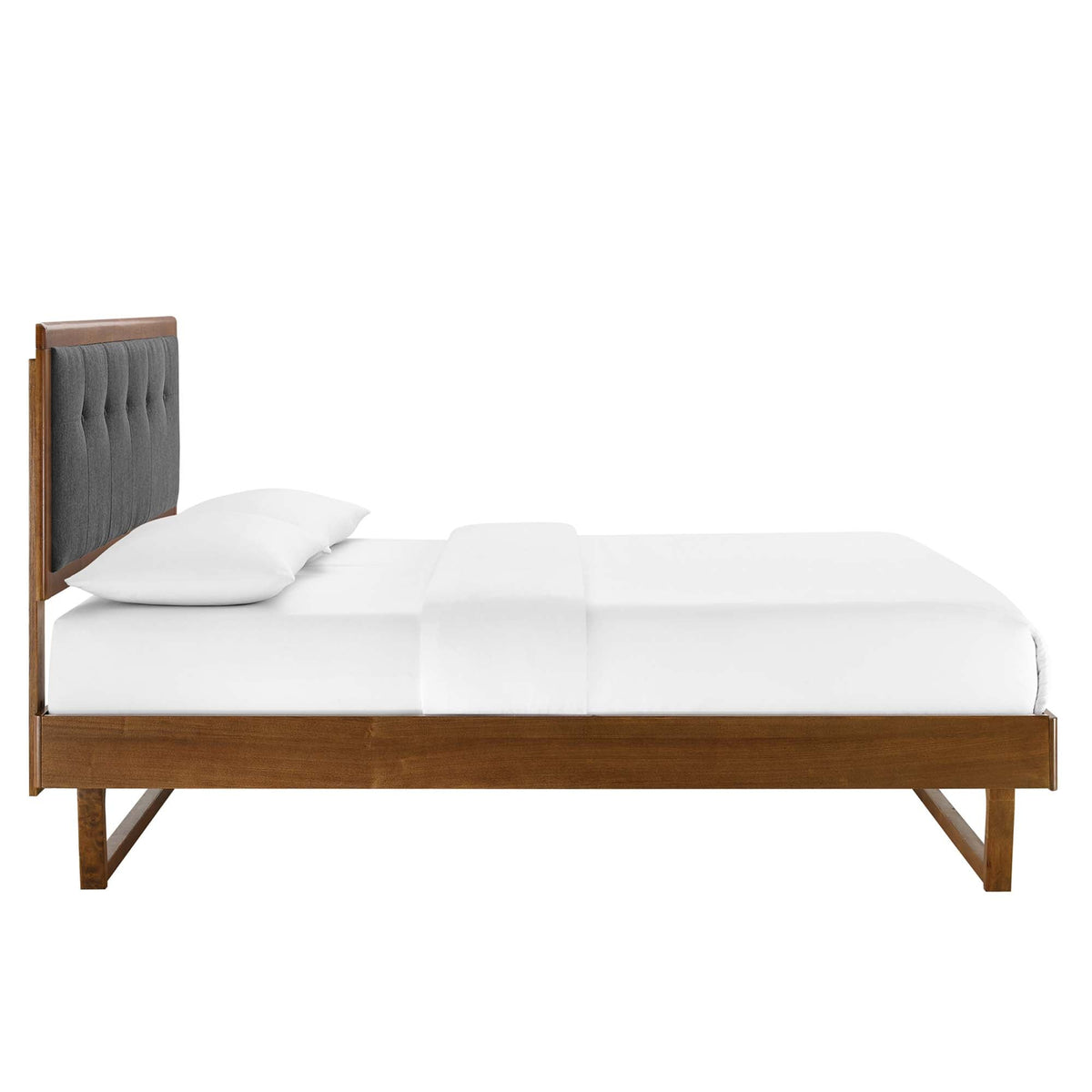 Willow Wood King Platform Bed with Angular Frame by Modway, photo 5 of 14