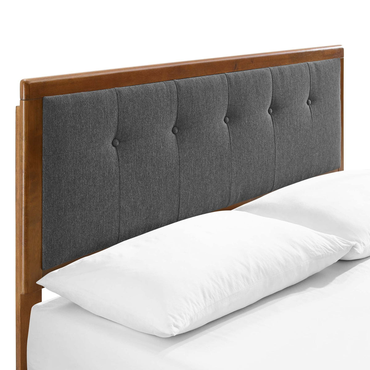Willow Wood King Platform Bed with Angular Frame by Modway, photo 7 of 14