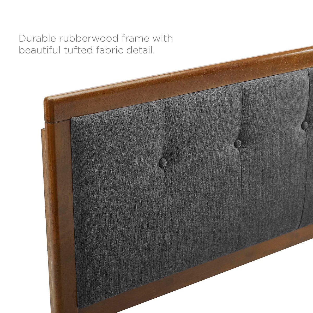 Willow Wood King Platform Bed with Angular Frame by Modway, photo 2 of 14
