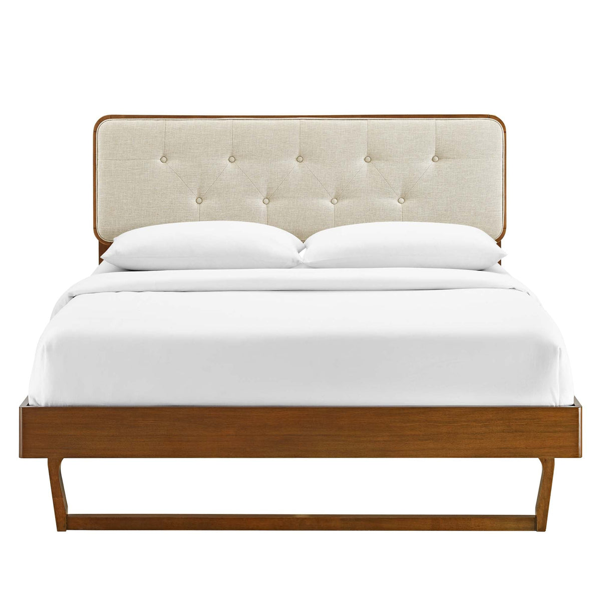 Bridgette Wood Platform Bed With Angular Frame by Modway, photo 24 of 35