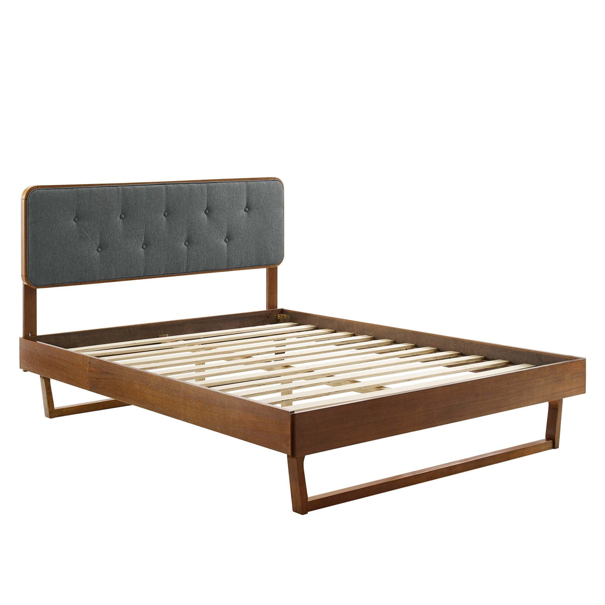 Bridgette Wood Platform Bed With Angular Frame by Modway, photo 18 of 35
