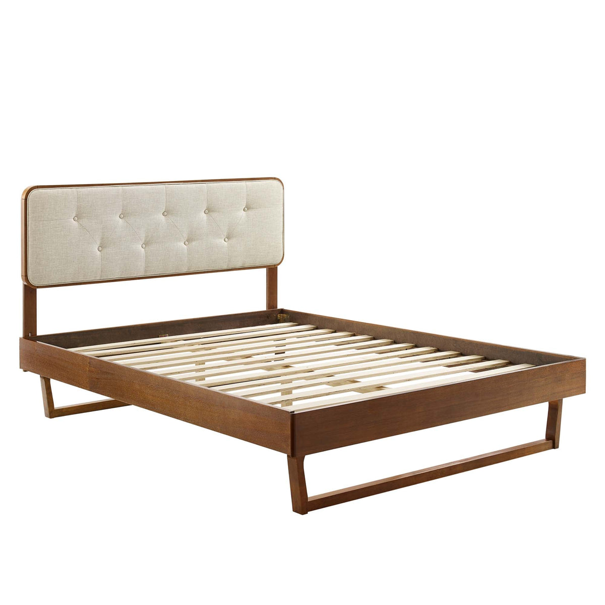 Bridgette Wood Platform Bed With Angular Frame by Modway, photo 11 of 35