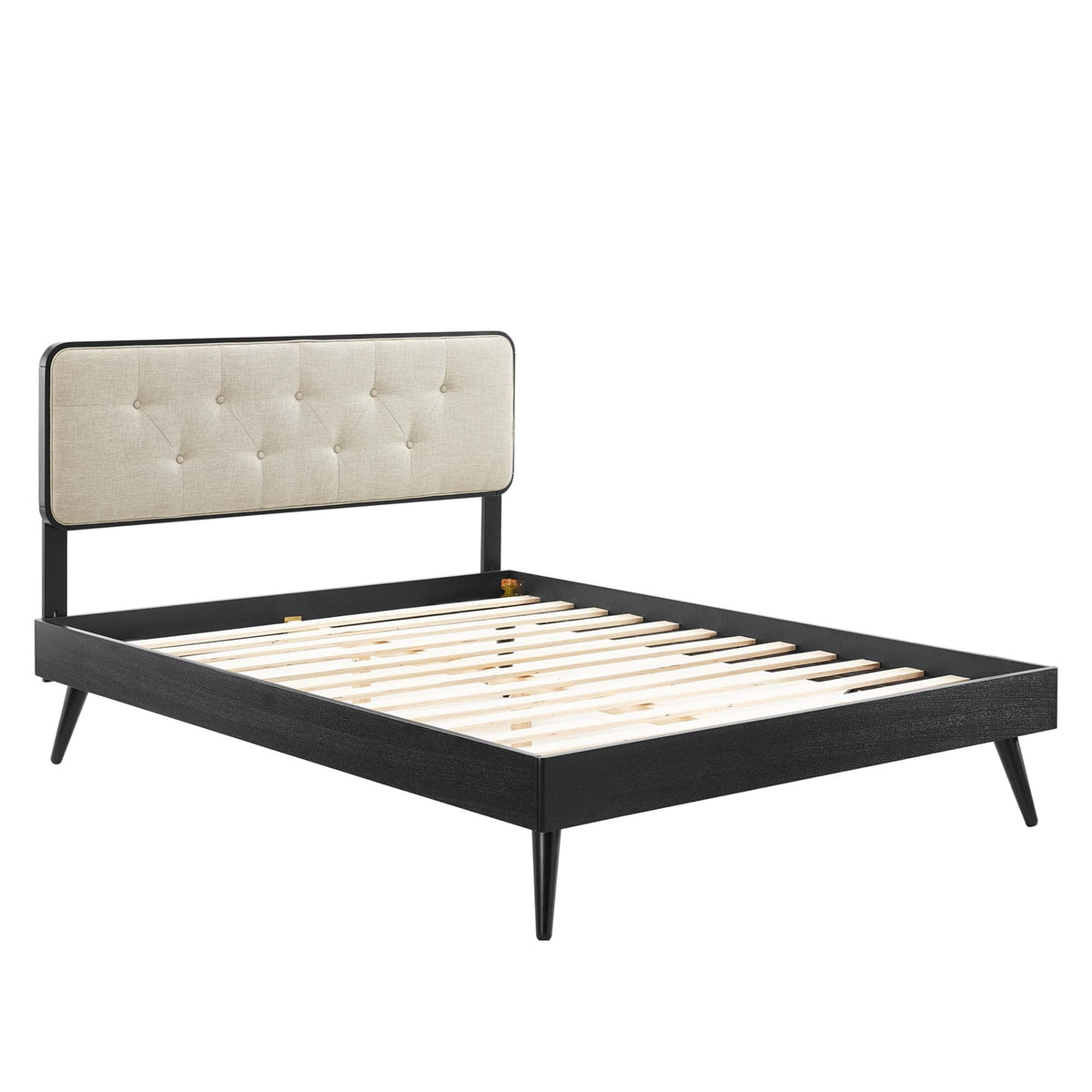 Bridgette Wood Full Platform Bed With Splayed Legs by Modway, photo 15 of 21