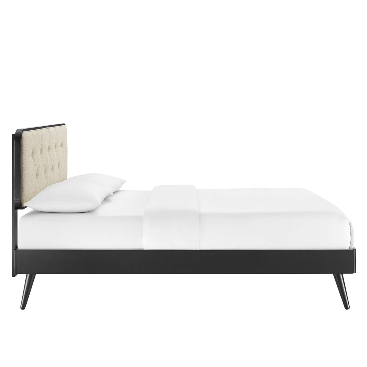 Bridgette Wood Full Platform Bed With Splayed Legs by Modway, photo 13 of 21