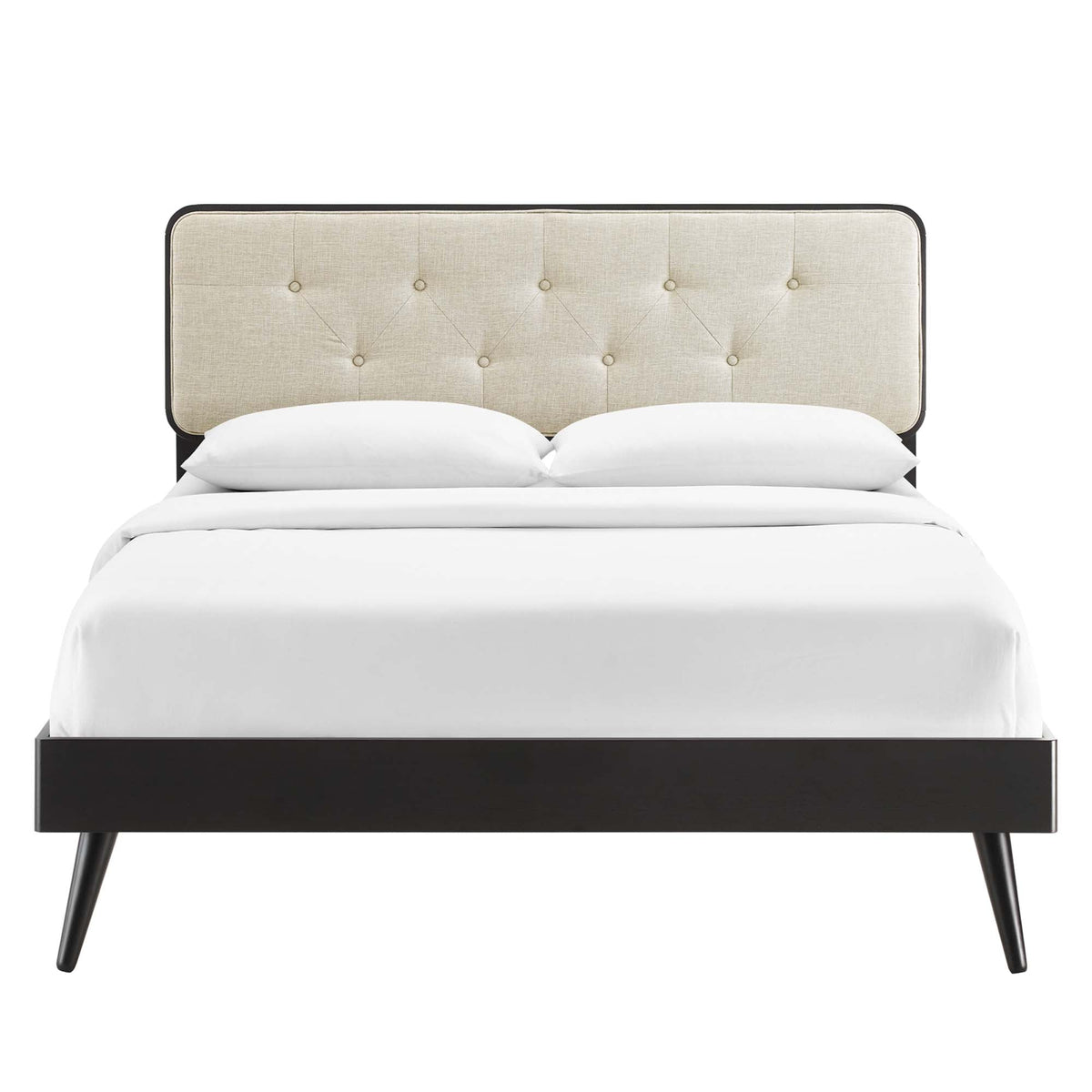 Bridgette Wood Full Platform Bed With Splayed Legs by Modway, photo 11 of 21
