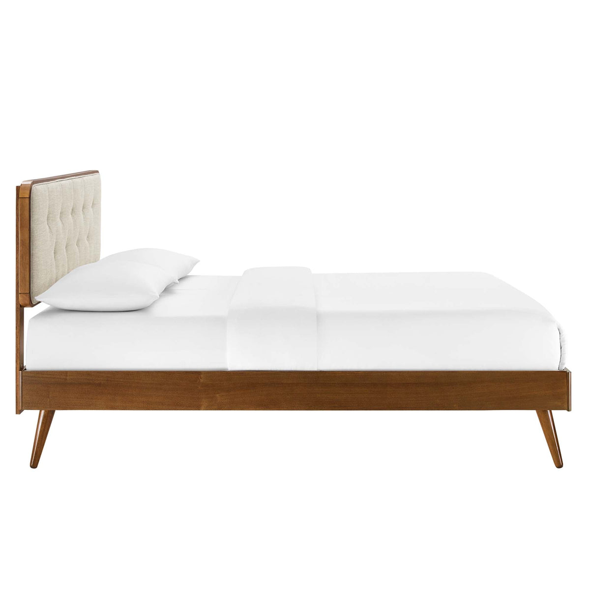 Bridgette Wood Full Platform Bed With Splayed Legs by Modway, photo 12 of 21