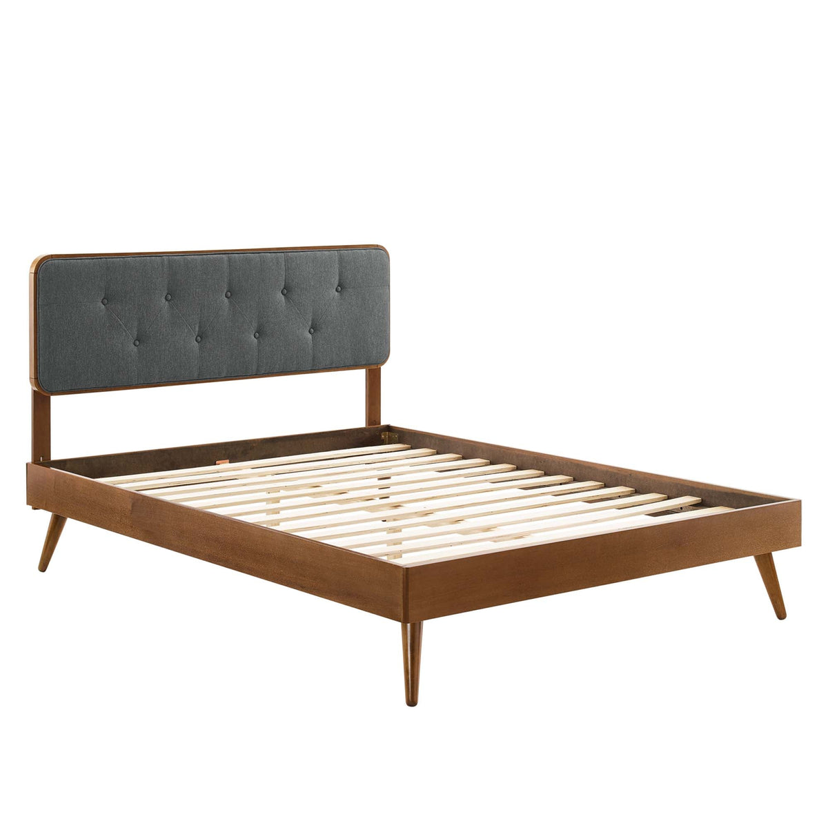 Bridgette Wood Full Platform Bed With Splayed Legs by Modway, photo 4 of 21