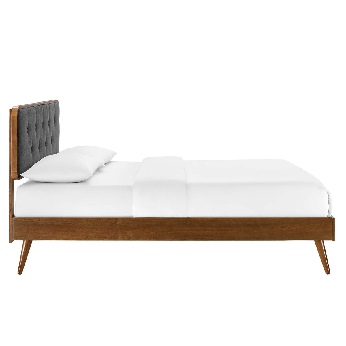Bridgette Wood Full Platform Bed With Splayed Legs by Modway, photo 5 of 21