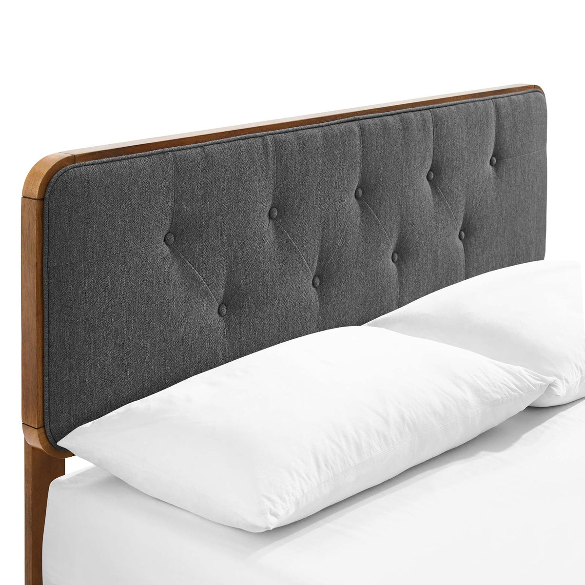 Bridgette Wood Full Platform Bed With Splayed Legs by Modway, photo 7 of 21