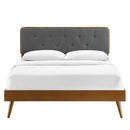 Bridgette Wood Twin Platform Bed With Splayed Legs by HouseOfZazla