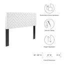 Mercy Chevron Tufted Performance Velvet Twin Headboard by Modway by HouseOfZazla
