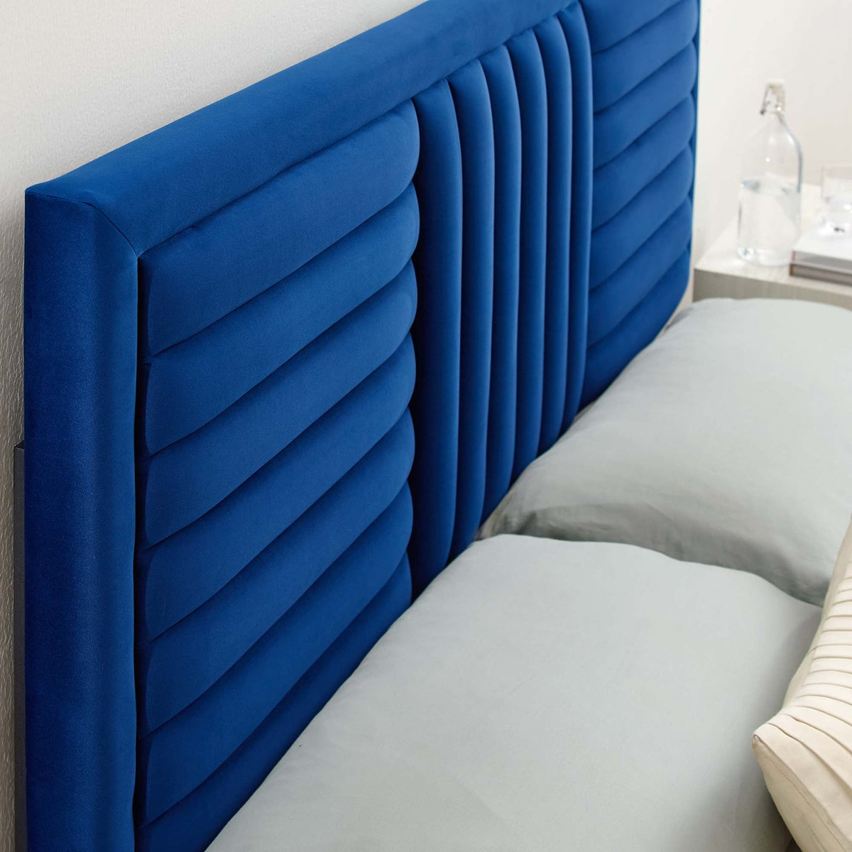 Believe Channel Tufted Performance Velvet Headboard by Modway, photo 8 of 21