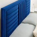 Believe Channel Tufted Performance Velvet Full/Queen Headboard by Modway by HouseOfZazla