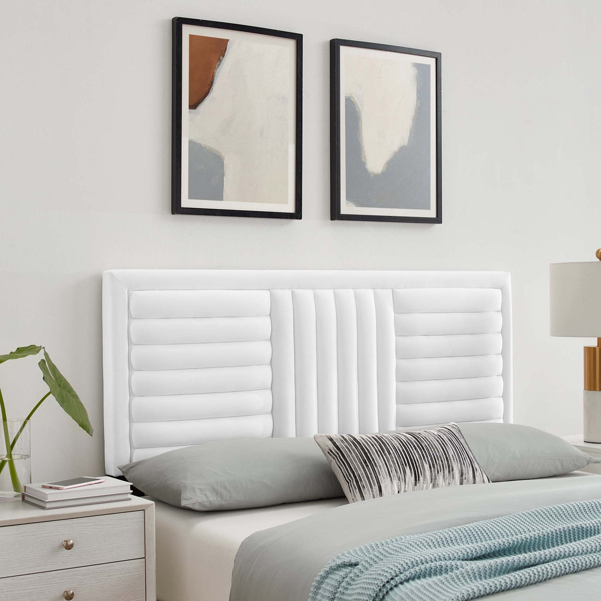 Believe Channel Tufted Performance Velvet Headboard by Modway, photo 6 of 21