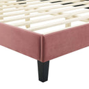 Current Performance Velvet Twin Platform Bed by Modway by HouseOfZazla