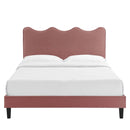 Current Performance Velvet Twin Platform Bed by Modway by HouseOfZazla