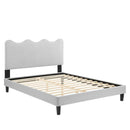 Current Performance Velvet Twin Platform Bed by Modway by HouseOfZazla