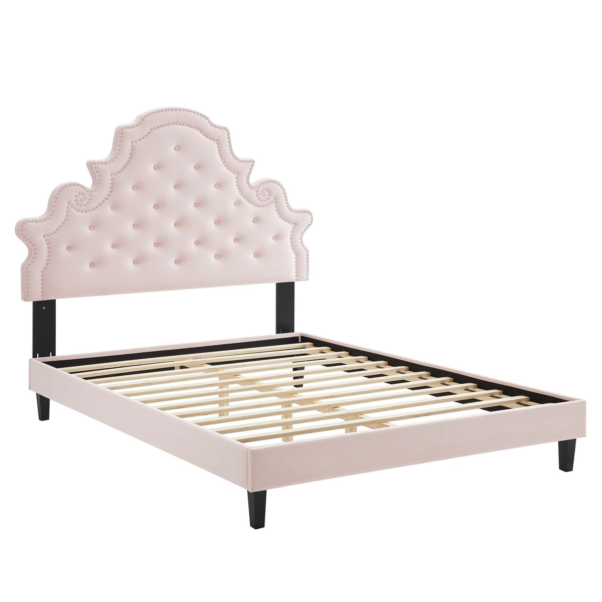 Gwyneth Tufted Performance Velvet Full Platform Bed by Modway, photo 11 of 14