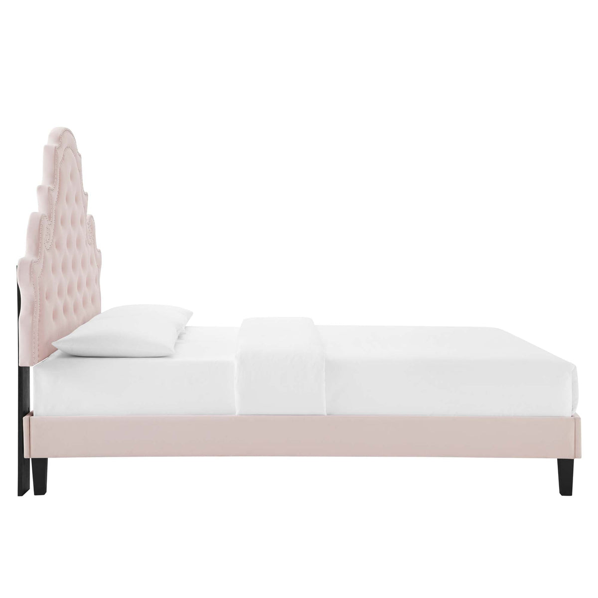 Gwyneth Tufted Performance Velvet Full Platform Bed by Modway, photo 8 of 14