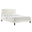 Zahra Channel Tufted Performance Velvet Twin Platform Bed by Modway by HouseOfZazla