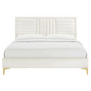 Sofia Channel Tufted Performance Velvet Full Platform Bed by HouseOfZazla