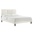 Sofia Channel Tufted Performance Velvet Full Platform Bed by Modway by HouseOfZazla