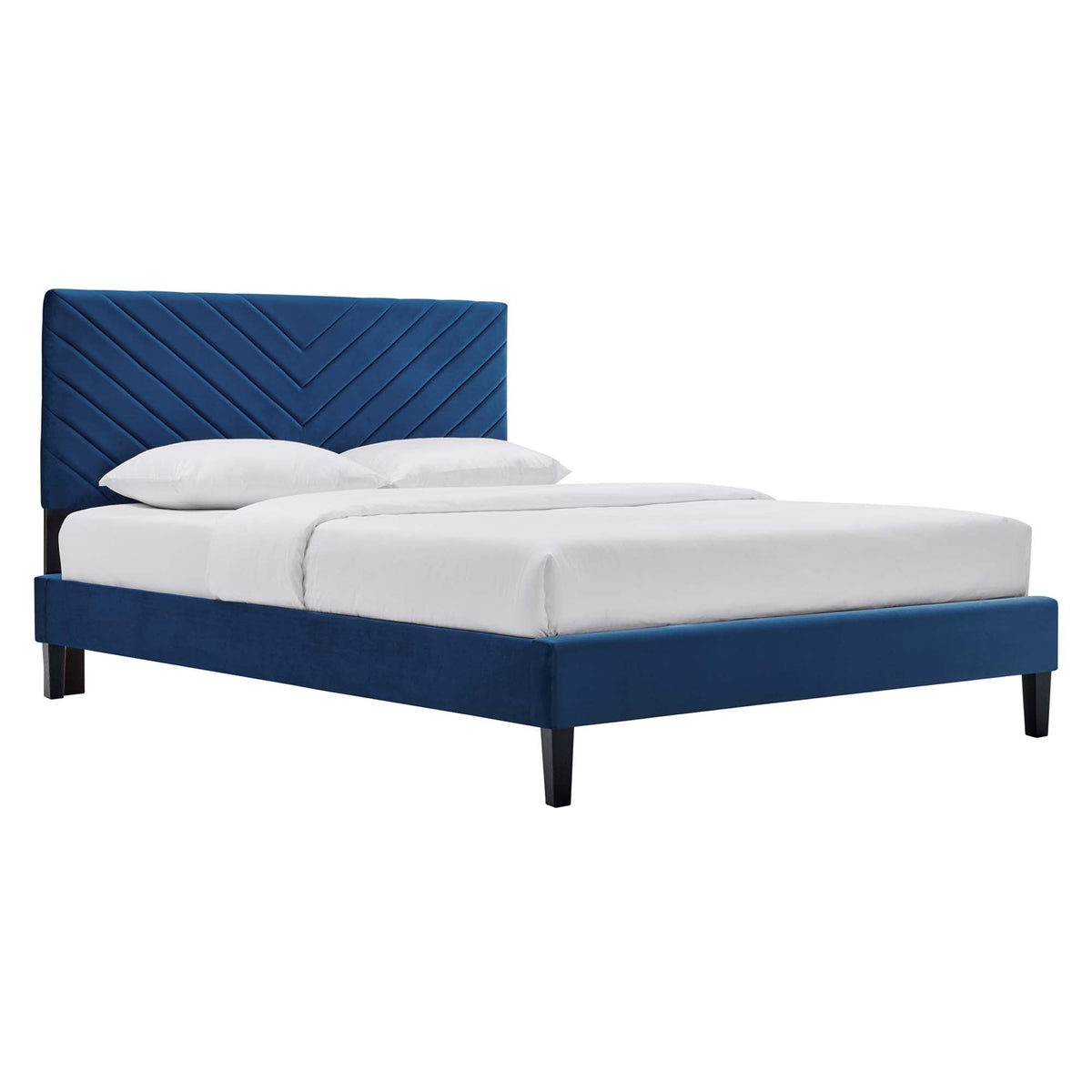 Roxanne Performance Velvet Full Platform Bed by Modway, photo 14 of 14