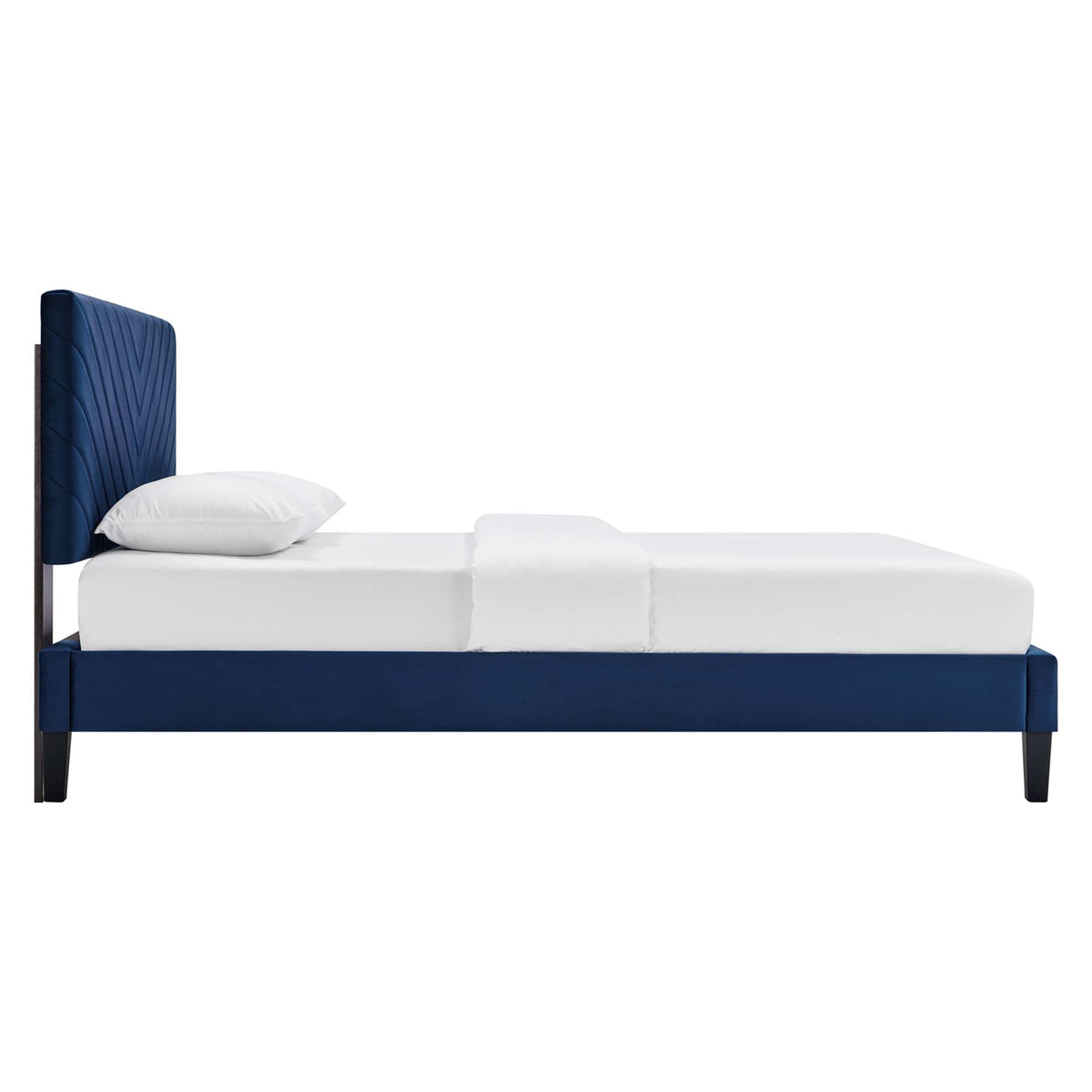 Roxanne Performance Velvet Full Platform Bed by Modway, photo 11 of 14