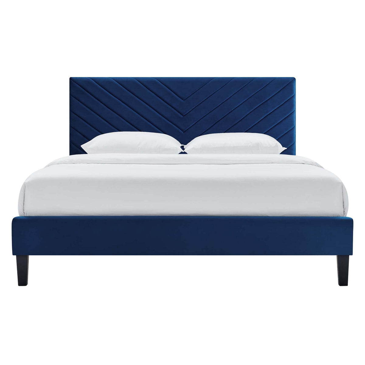 Roxanne Performance Velvet Full Platform Bed by Modway, photo 10 of 14