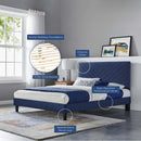 Roxanne Performance Velvet Full Platform Bed by Modway by HouseOfZazla