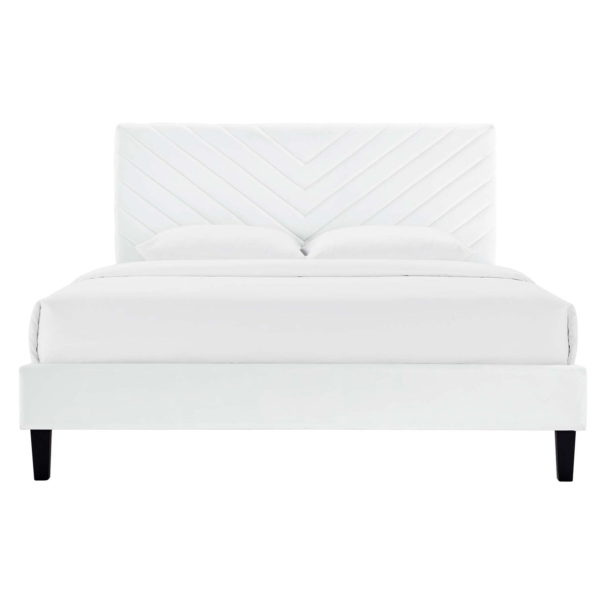 Roxanne Performance Velvet Full Platform Bed by Modway, photo 5 of 14