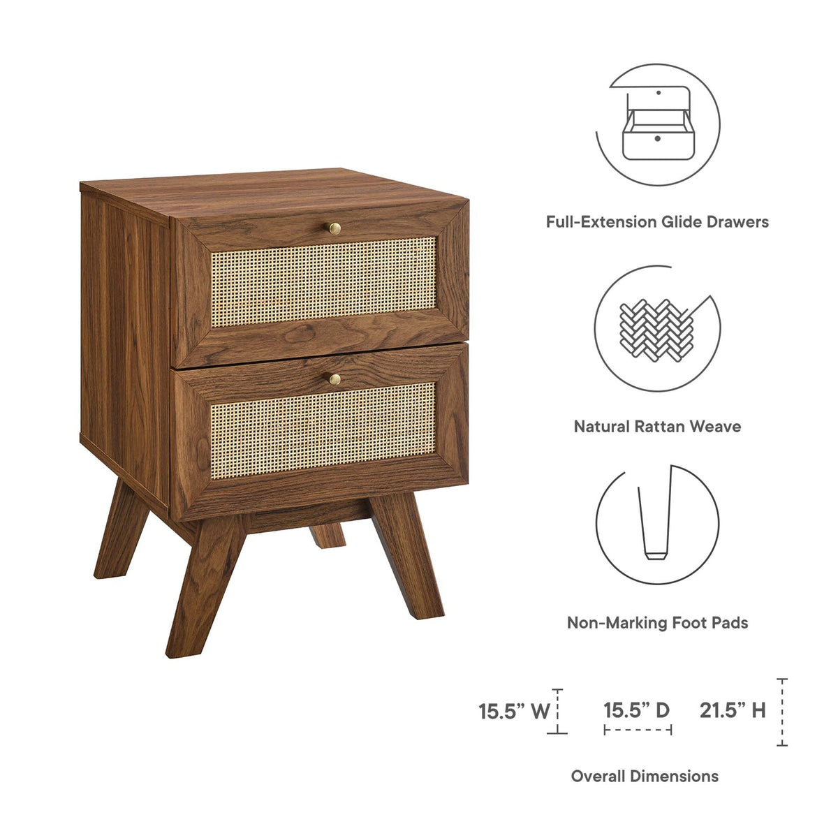 Soma 2-Drawer Nightstand by Modway, photo 13 of 14