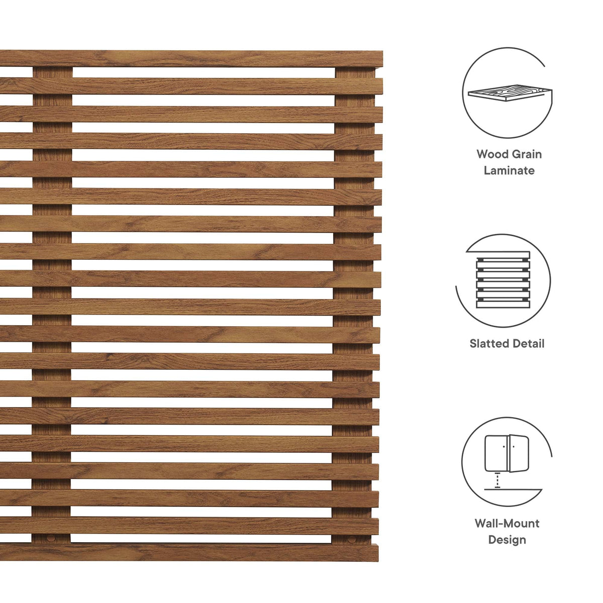 Render Wall Mount Twin Headboard by Modway, photo 2 of 14