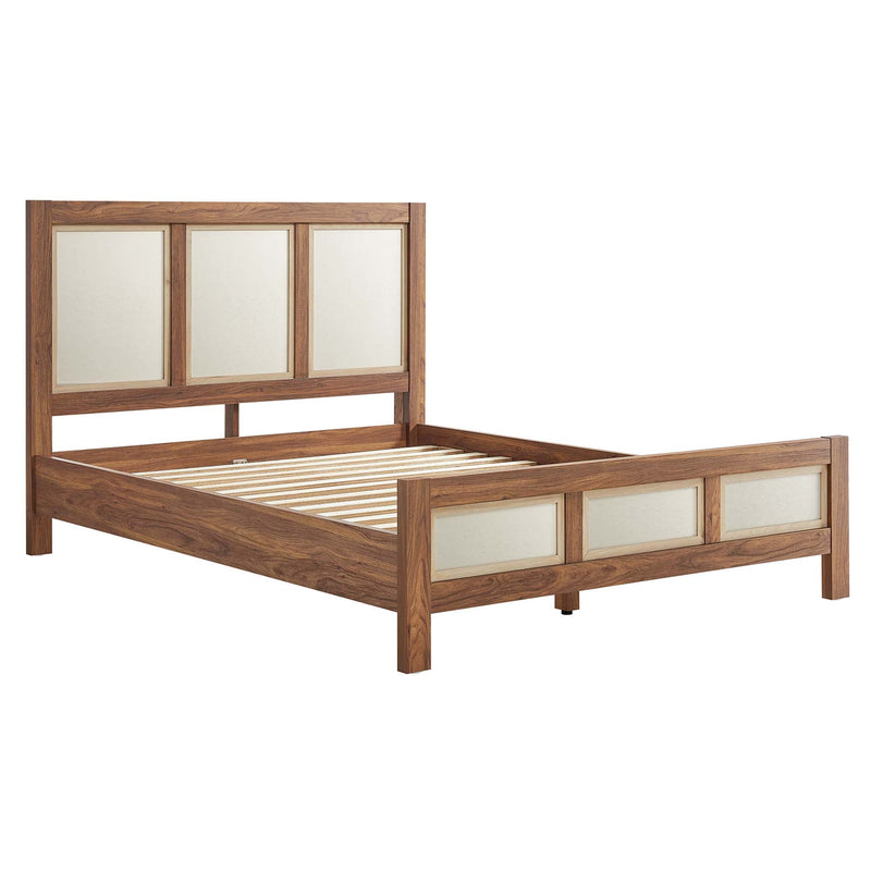 Capri Wood Grain Queen Platform Bed by Modway, photo 4 of 7