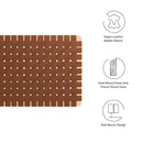 Sparta Weave Wall-Mount Vegan Leather Twin Headboard by Modway by HouseOfZazla