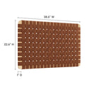 Sparta Weave Wall-Mount Vegan Leather Twin Headboard by Modway by HouseOfZazla