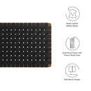 Sparta Weave Wall-Mount Vegan Leather Twin Headboard by Modway by HouseOfZazla