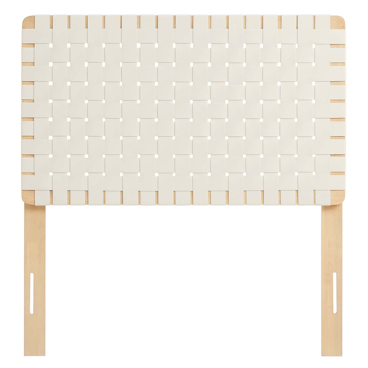 Sparta Weave Vegan Leather Twin Headboard, photo 19 of 28