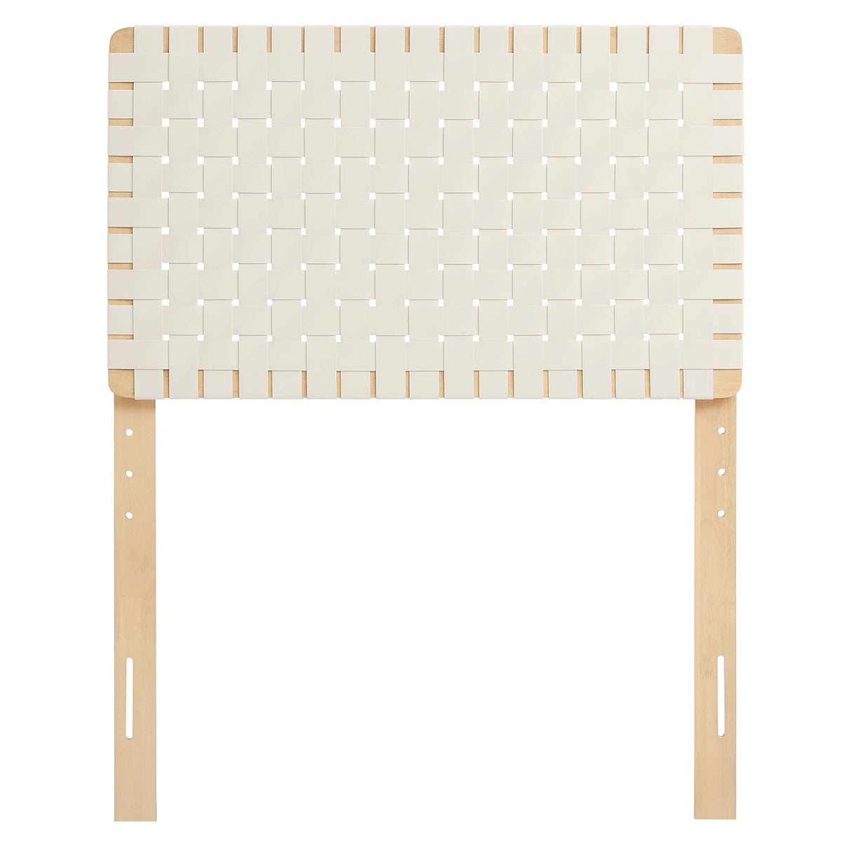 Sparta Weave Vegan Leather Twin Headboard, photo 16 of 28