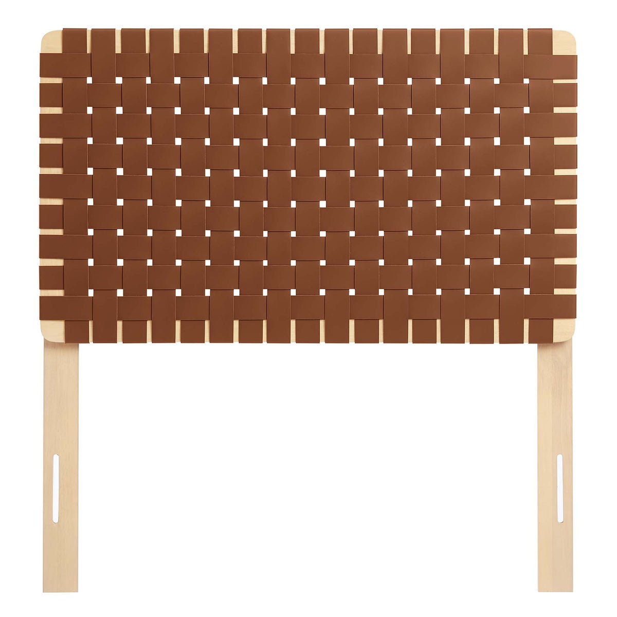 Sparta Weave Vegan Leather Twin Headboard, photo 18 of 28