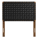 Sparta Weave Vegan Leather Twin Headboard by HouseOfZazla