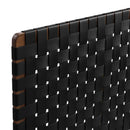 Sparta Weave Vegan Leather Twin Headboard by HouseOfZazla