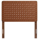 Sparta Weave Vegan Leather Twin Headboard by HouseOfZazla