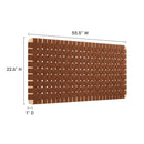 Sparta Weave Vegan Leather Full Headboard by Modway by HouseOfZazla