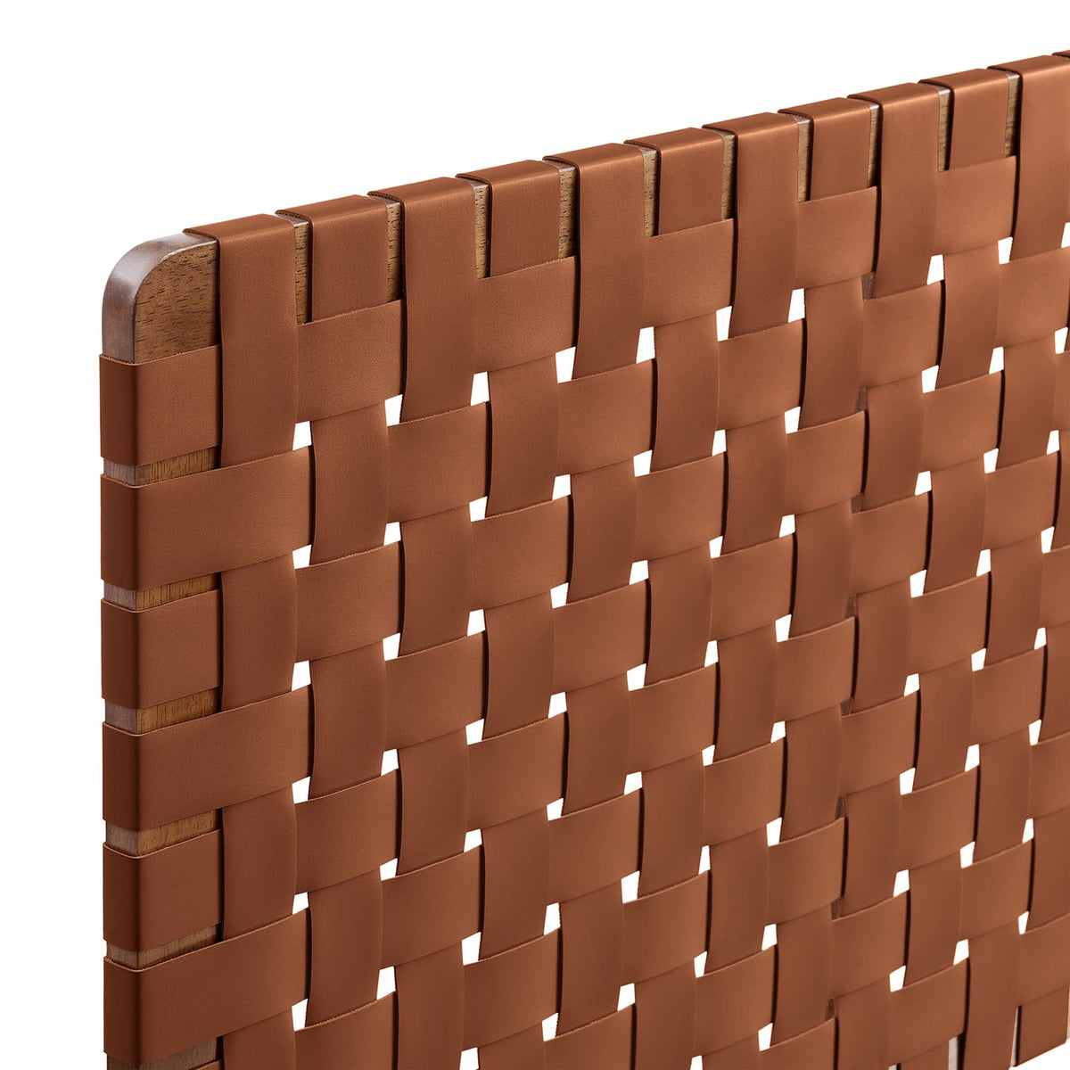 Sparta Weave Vegan Leather Full Headboard by Modway, photo 5 of 28